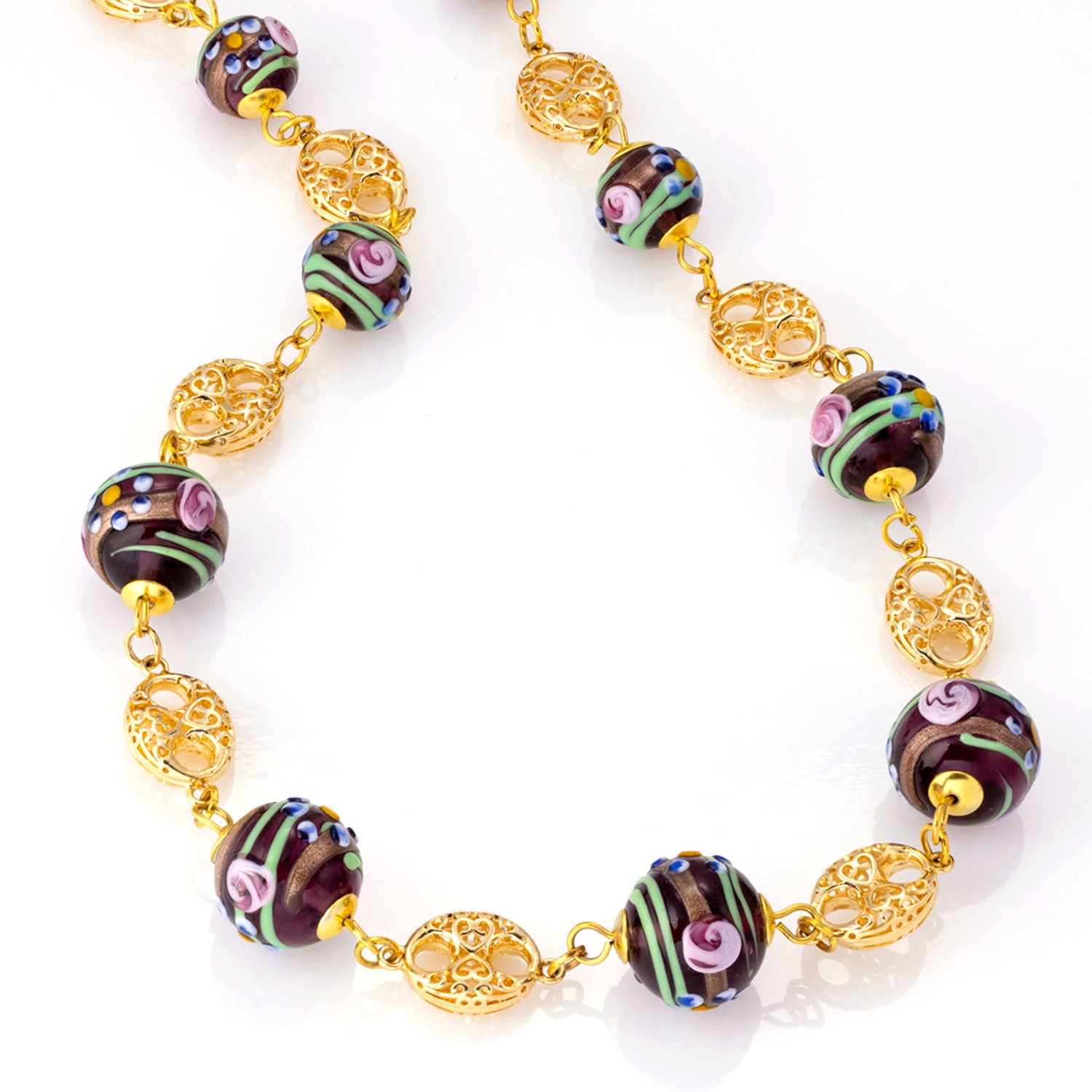 Bianca Murano Glass Necklace