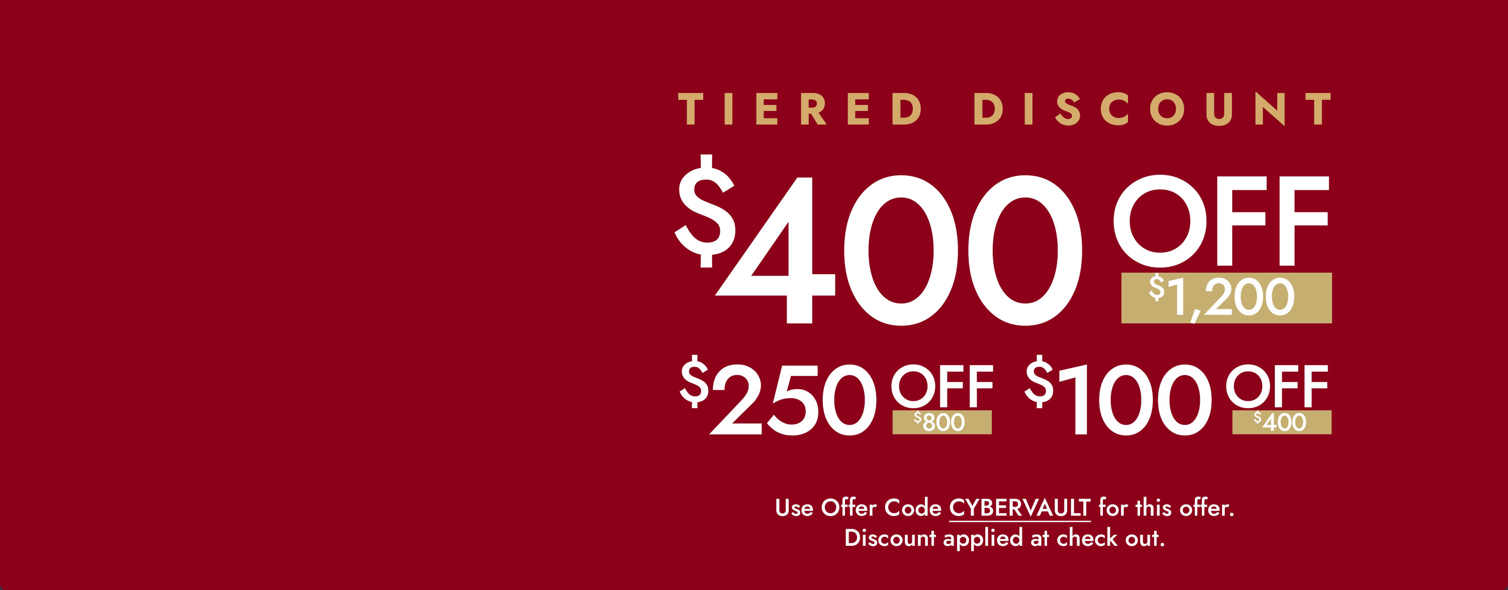 Tiered Discount