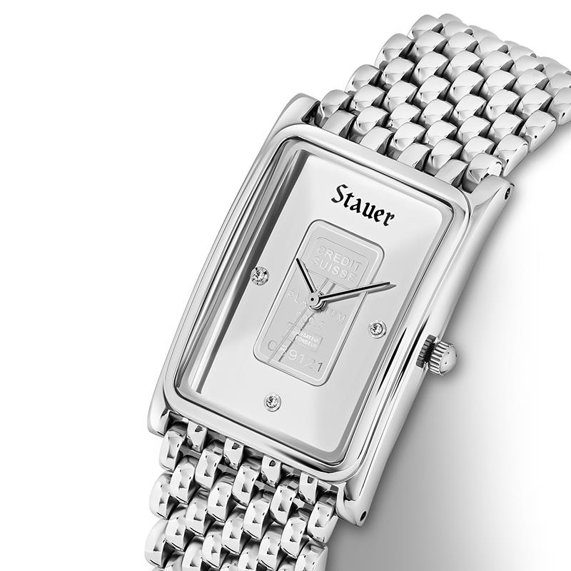 Men's Platinum Ingot Watch