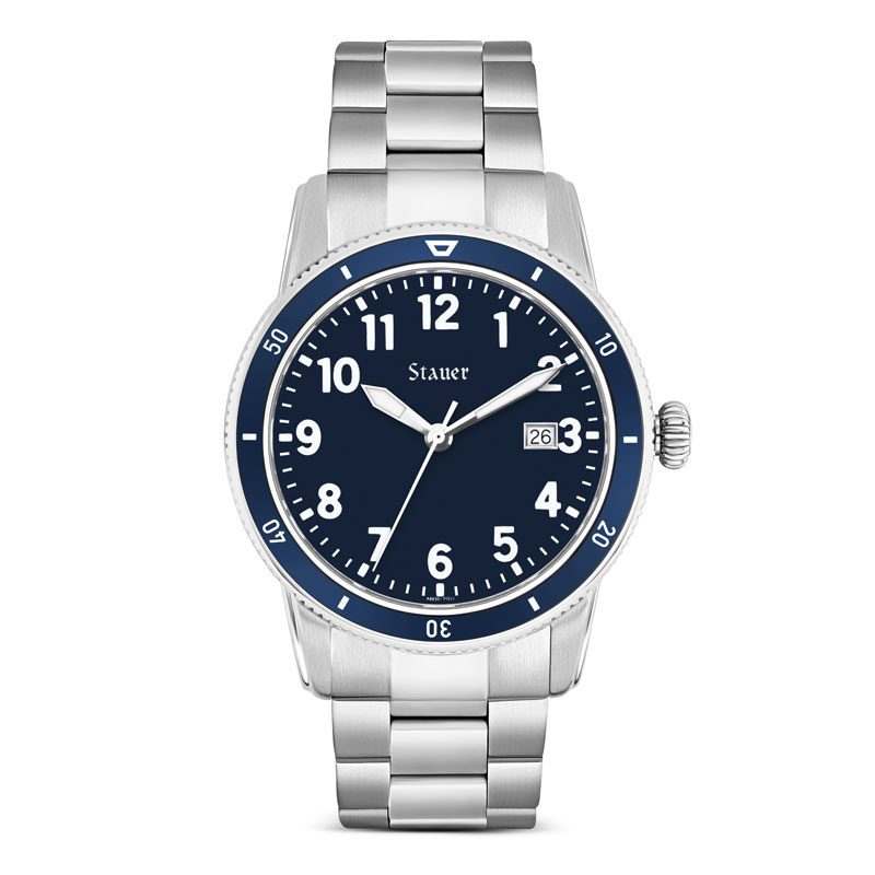 Stauer Swiss Men's Seapearl 300 Watch (Blue Dial)