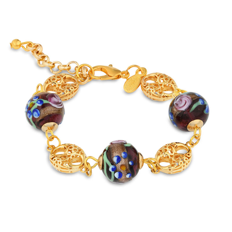 Bianca Murano Glass Bracelet