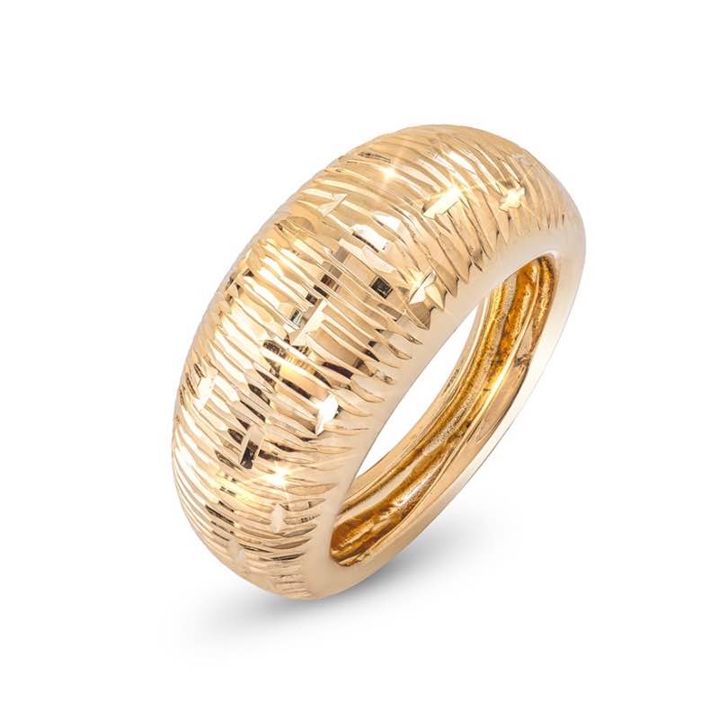 14K Yellow Gold Italian Ring