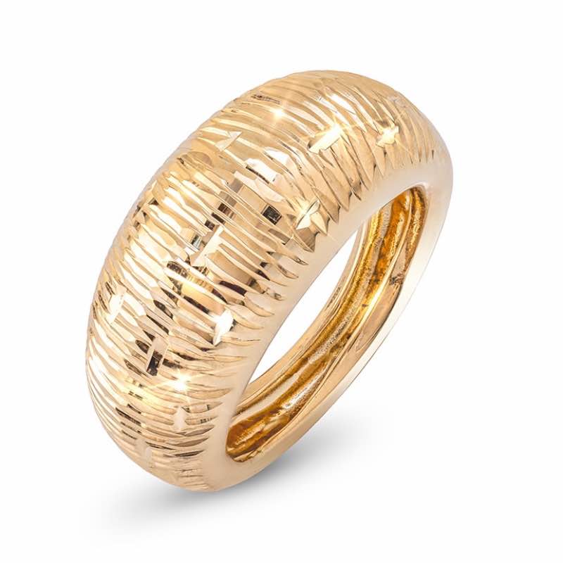 14K Yellow Gold Italian Ring